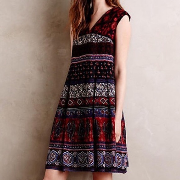 Anthropologie Dresses & Skirts - Anthropologie Lourdes embroidered swing dress